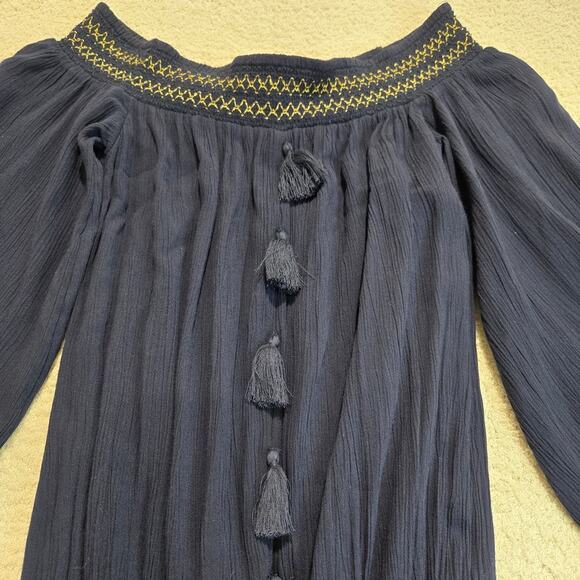 Lilly Pulitzer Joelle Off the Shoulder Tunic Dress Size XS Roman Tunic Boho - Picture 2 of 9